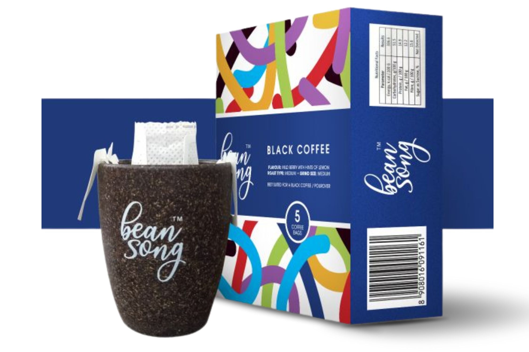 Black Coffee – Single Use Drip Bags(5 Pours)