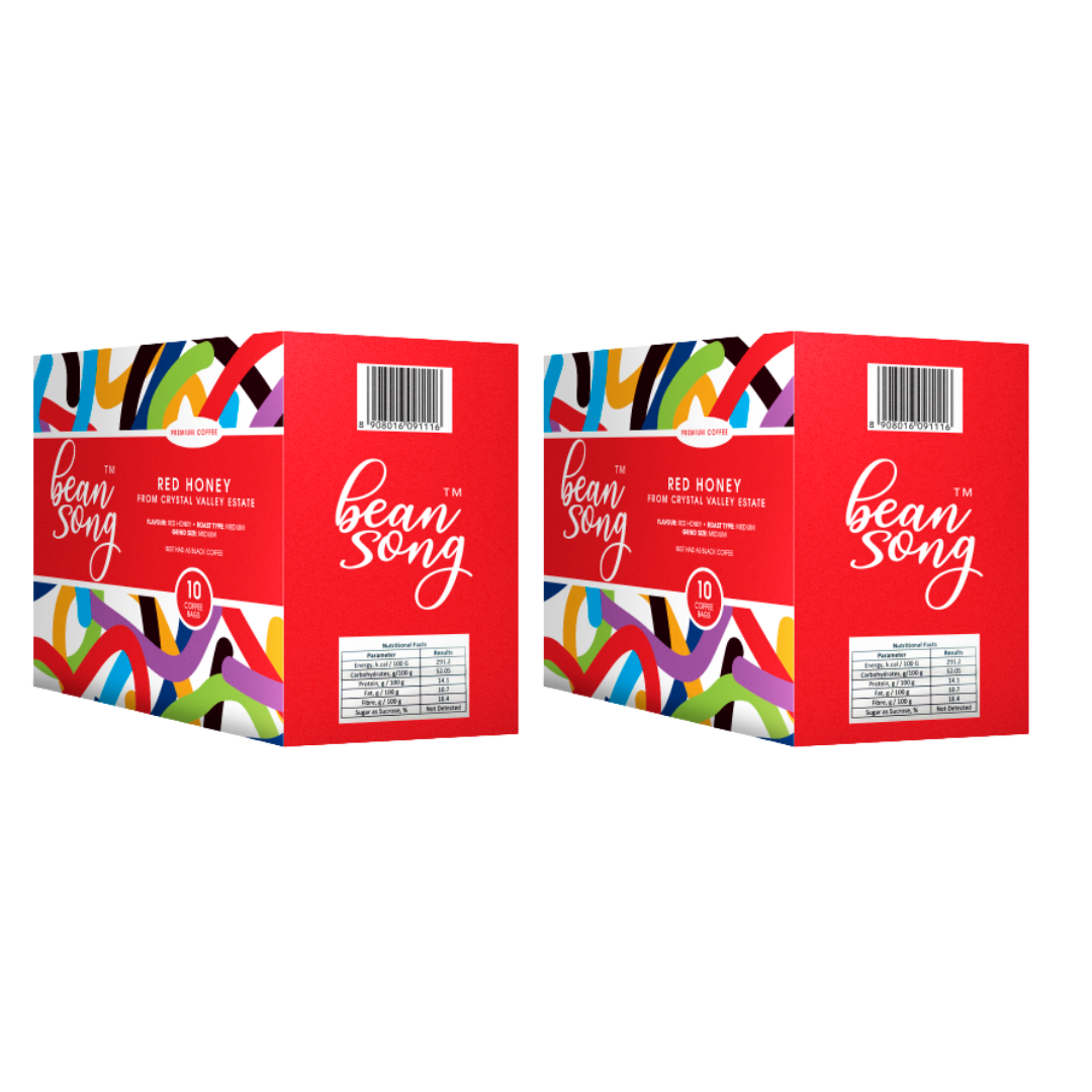 Red Honey Single Estate Coffee Drip Bags (10 Easy Pours) Pack of 2