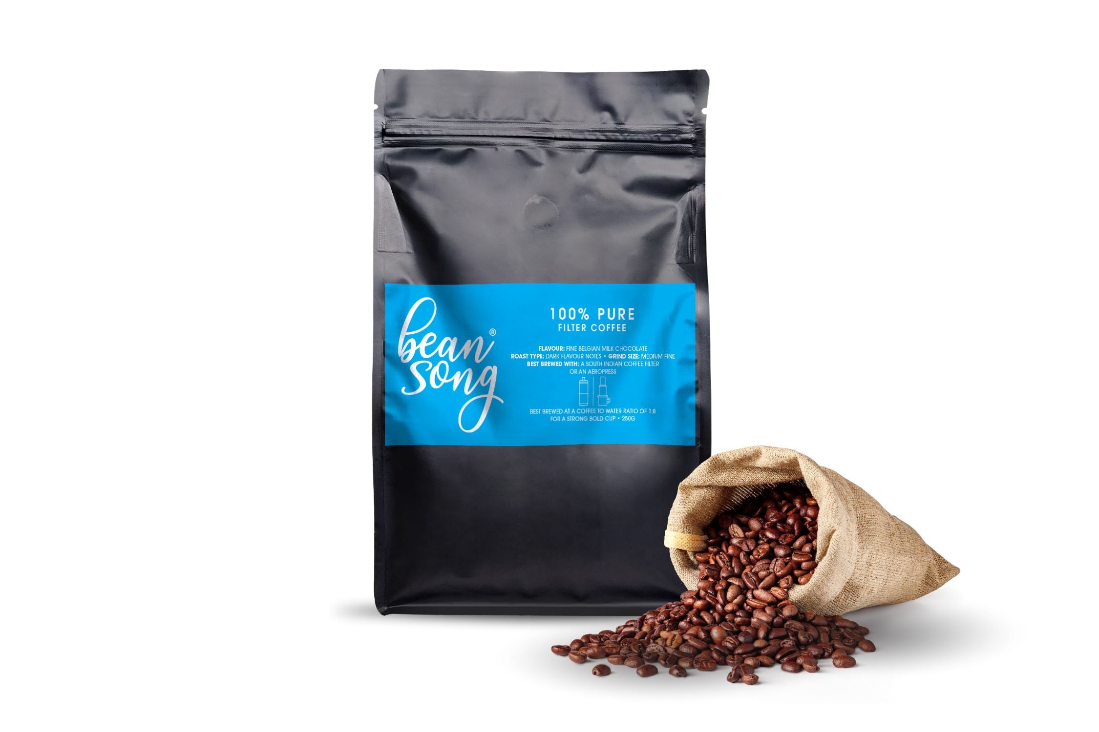 100% Pure Filter Coffee - Powder (500g)