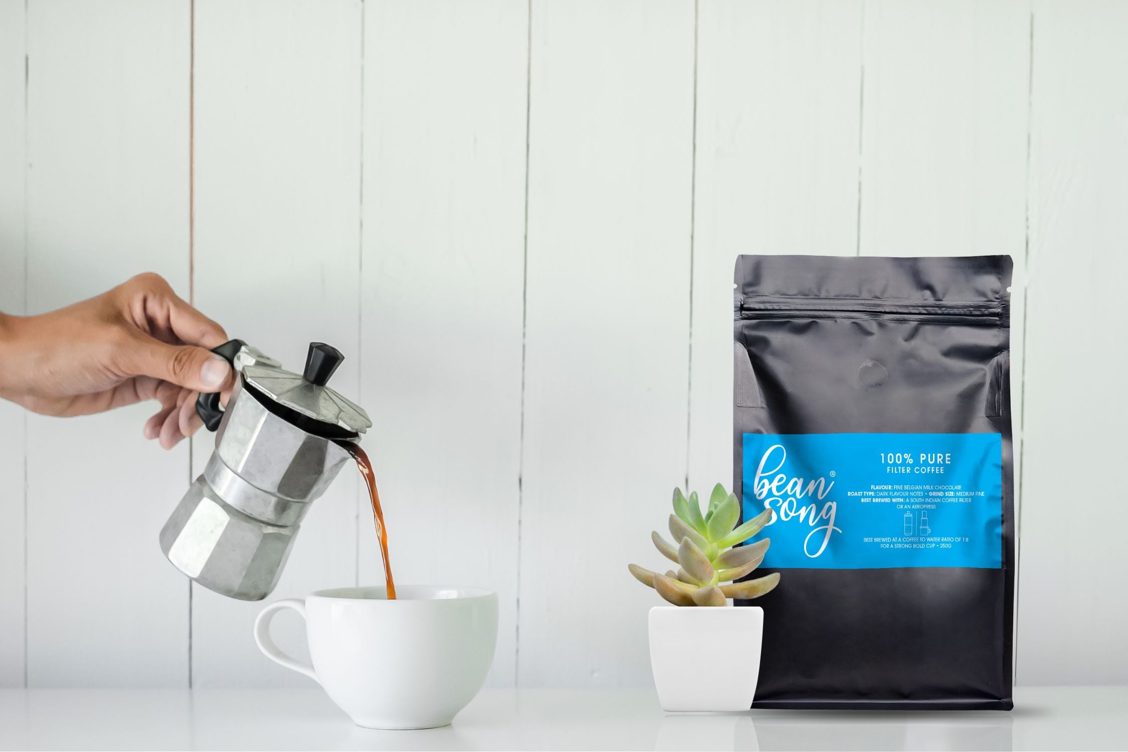100% Pure Filter Coffee - Powder (250g)