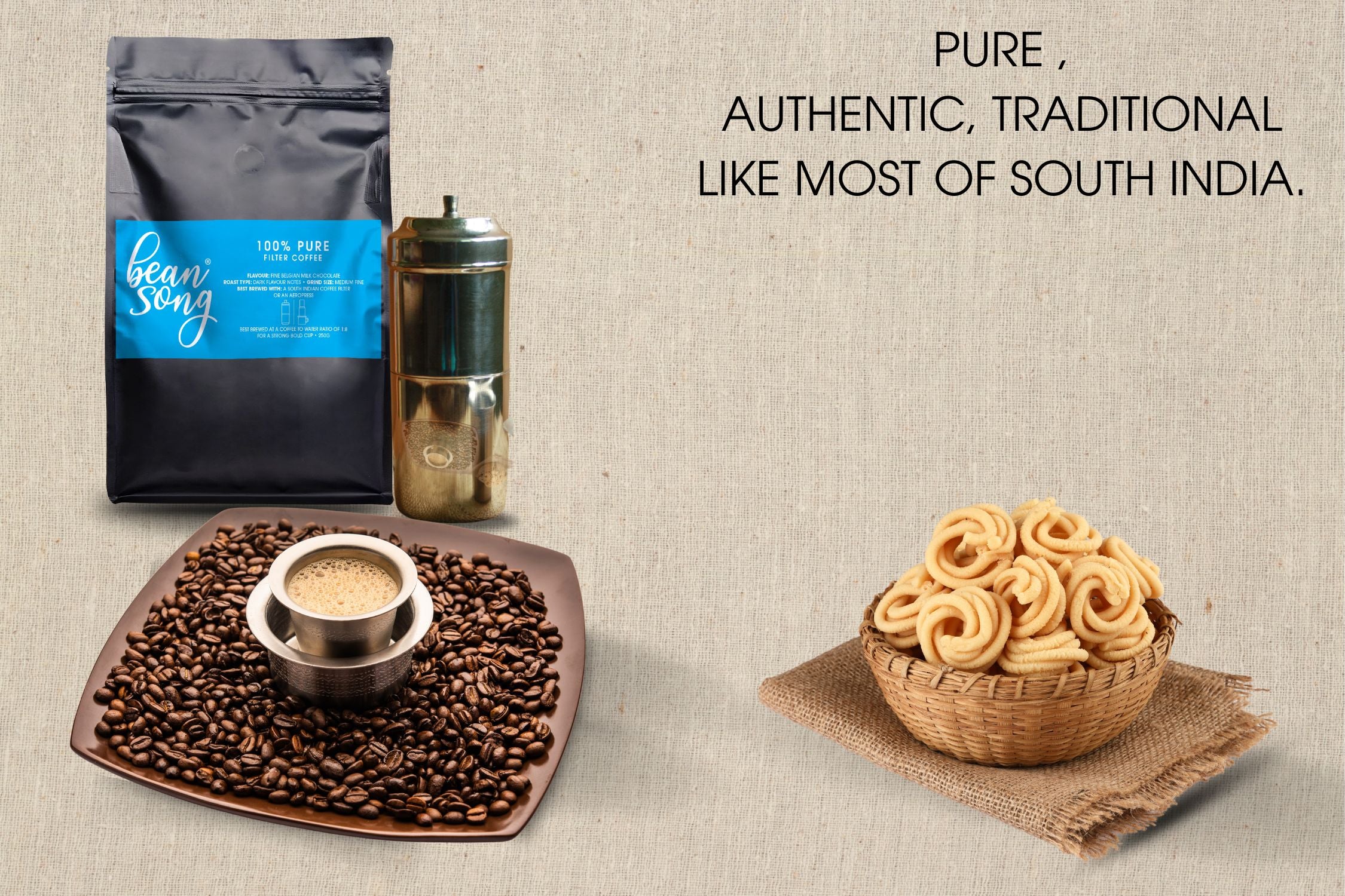 100% Pure Filter Coffee - Powder (250g)