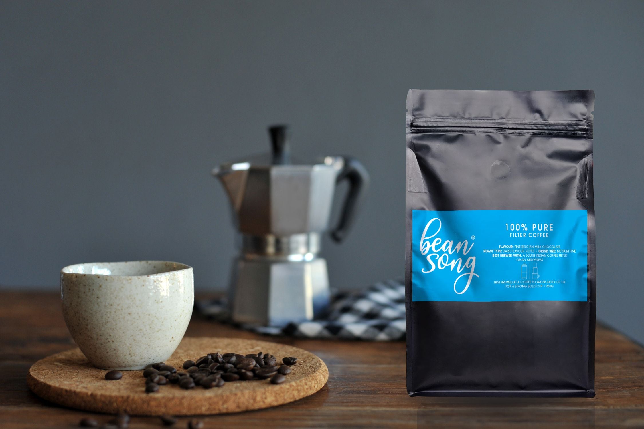 100% Pure Filter Coffee - Powder (500g)