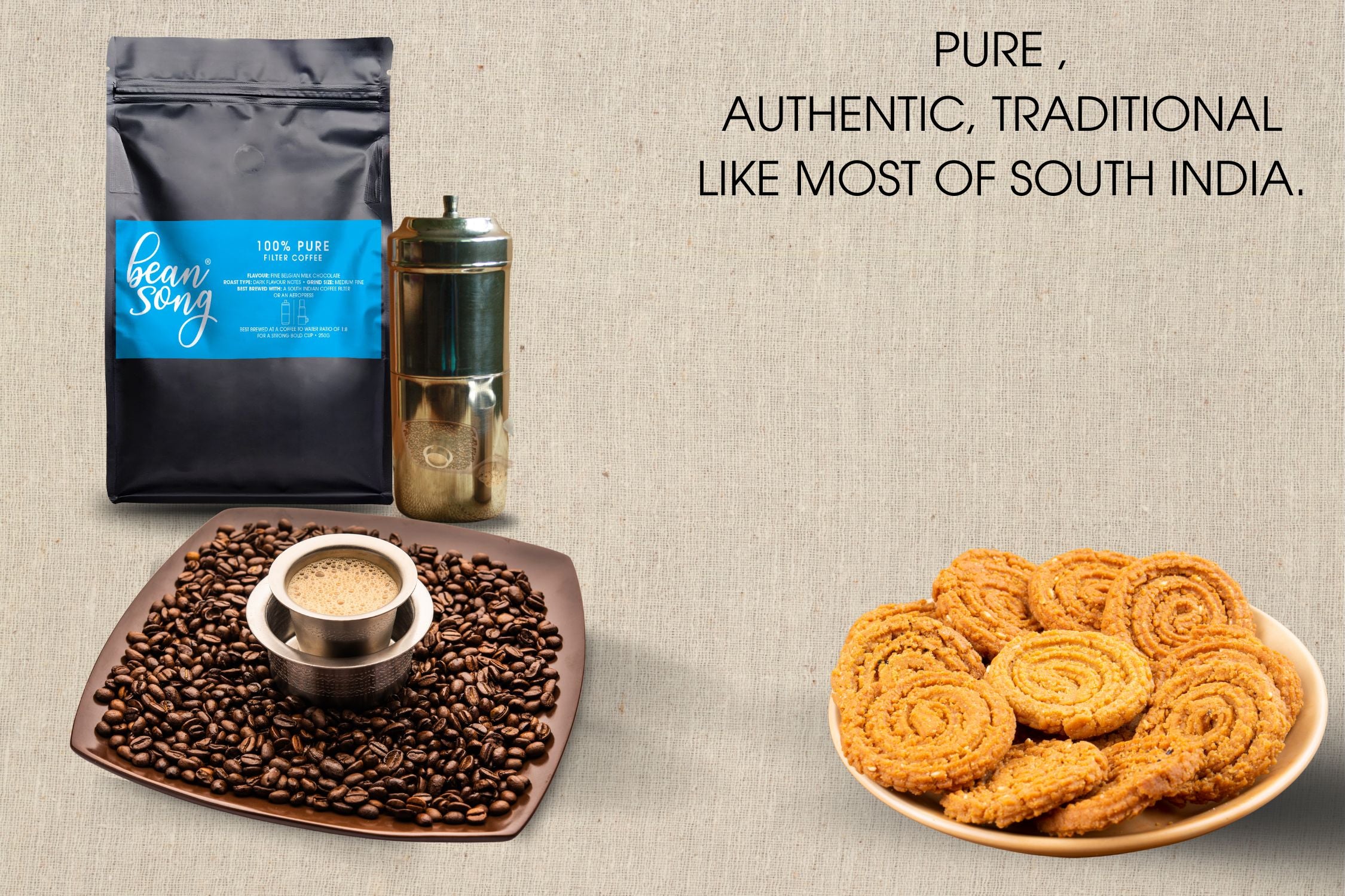 100% Pure Filter Coffee - Powder (500g)