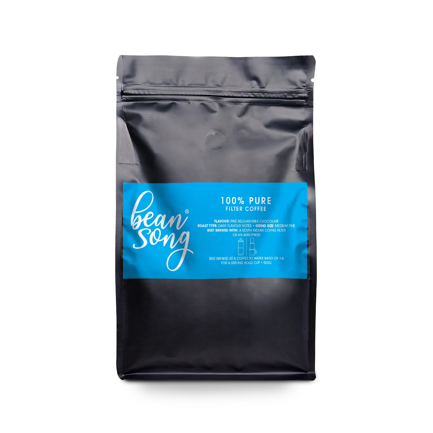 100% Pure Filter Coffee - Powder (500g)