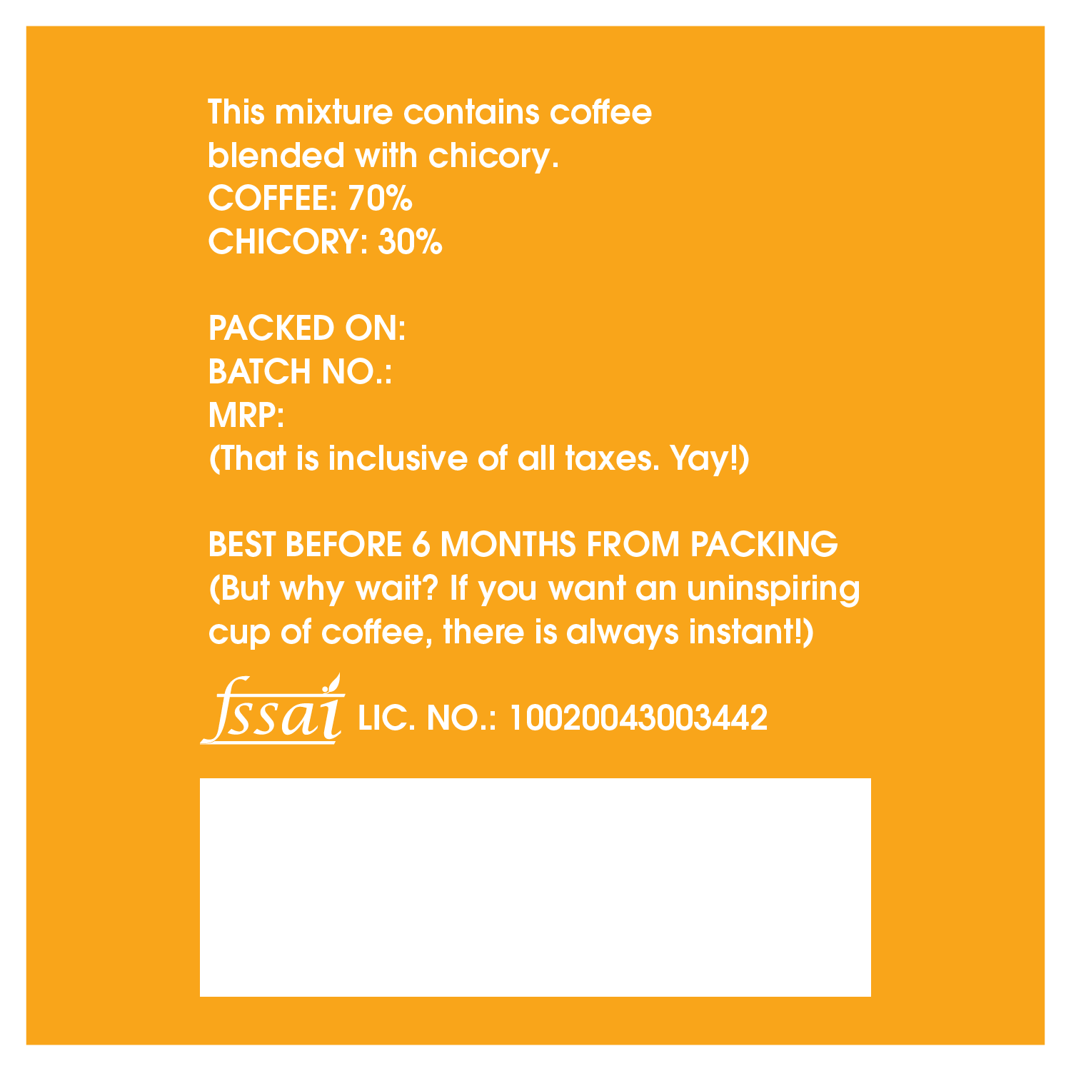 South Indian Filter Coffee with Chicory - Powder(250g)